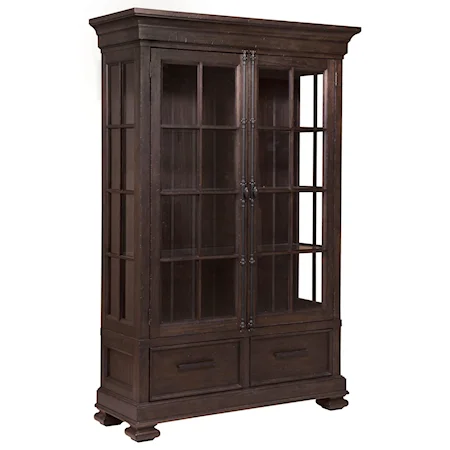 China Cabinet with Canister Lighting